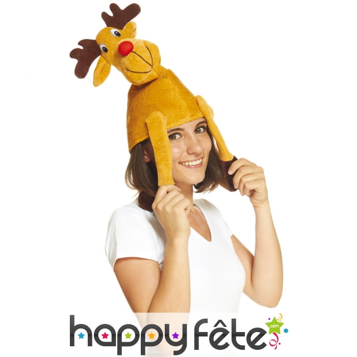 Chapeau renne pour adulte