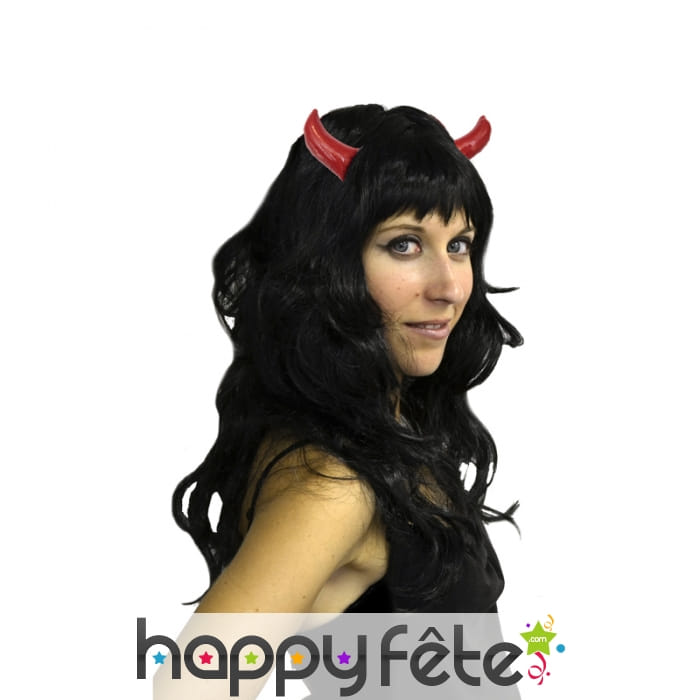 Cornes rouges sur barette