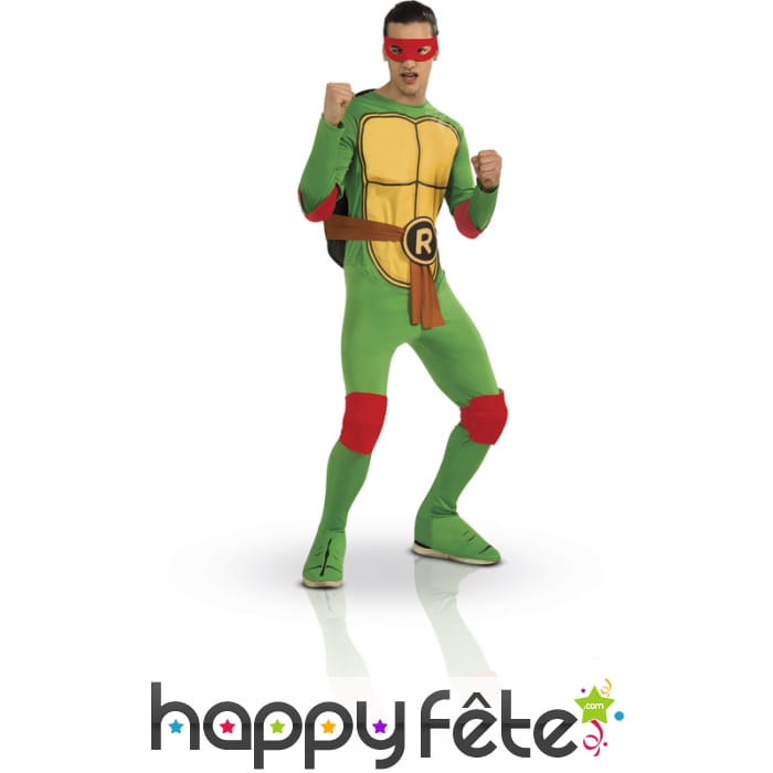 Costume Raphael, tortue ninja. Adulte