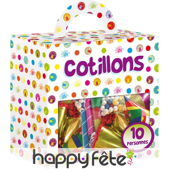 Coffret surprise de cotillons 10 personnes