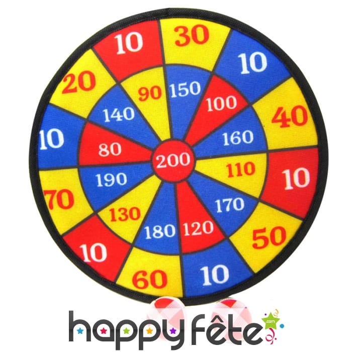 Cible scratch en tissu