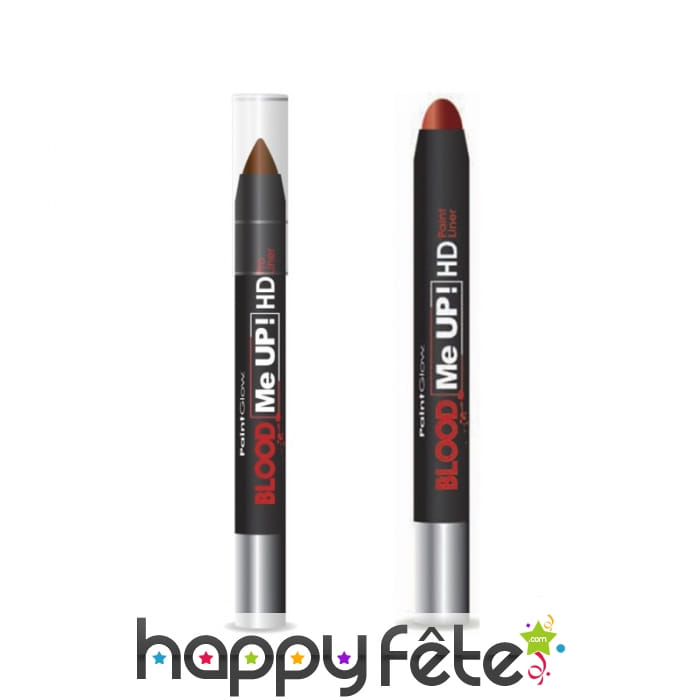 Crayon stick liner faux sang