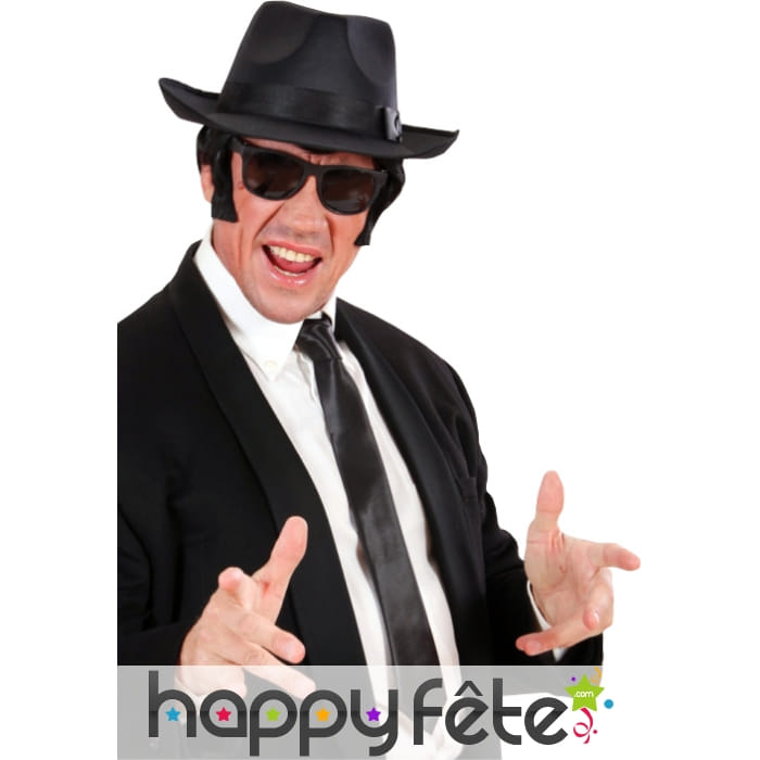 Cravatte satin noire