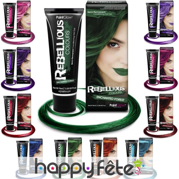 Coloration semi permanente pour cheveux, 70ml