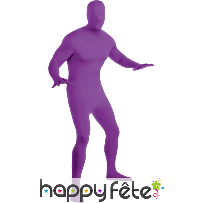 Combinaison seconde peau violette