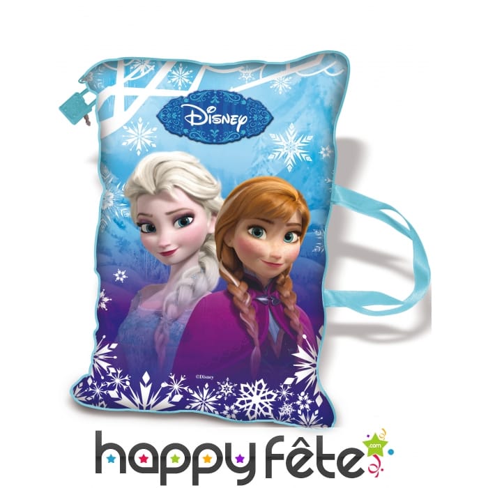 Coussin secret rectangle Elsa la reine des Neiges