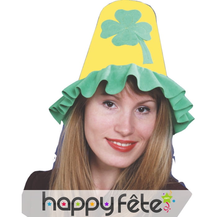 Chapeau trèfle à 4 feuilles