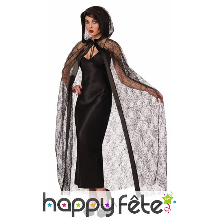 Cape toile d'araignées à dentelles