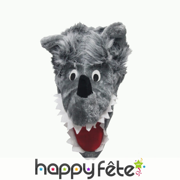 Chapeau tête du grand méchant loup pour adulte