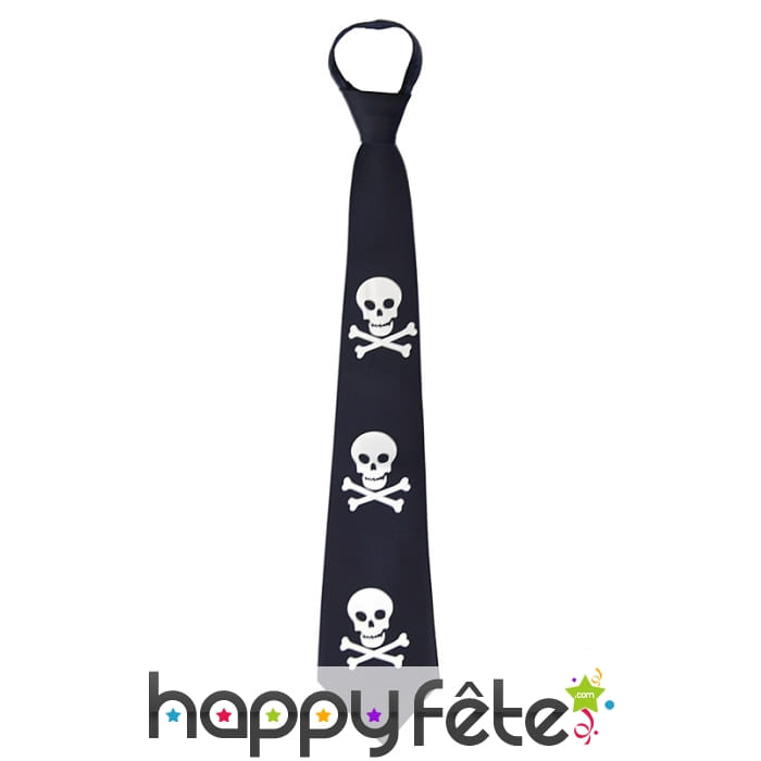 Cravate tête de mort