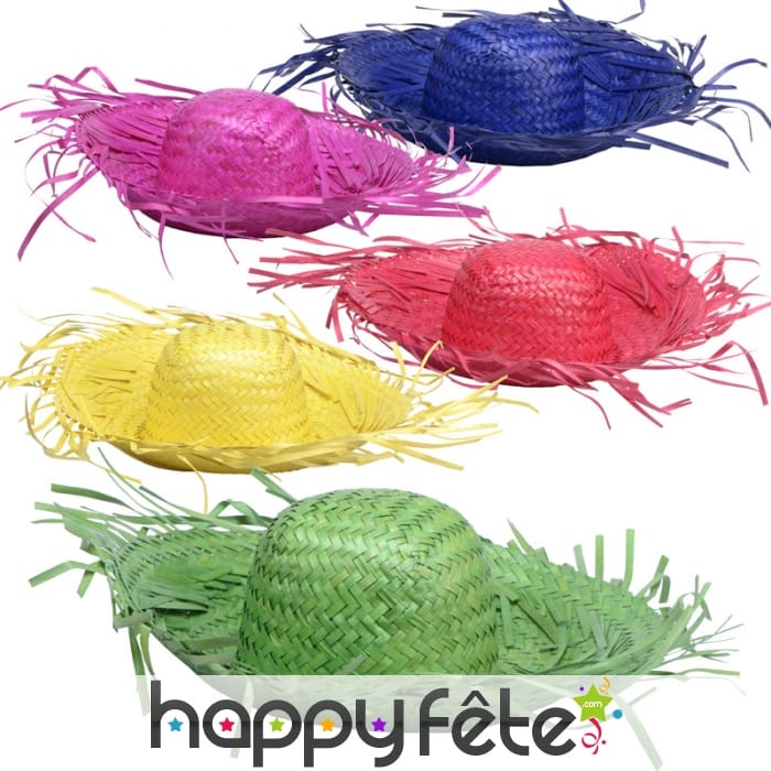 Chapeau Tahiti unicolore