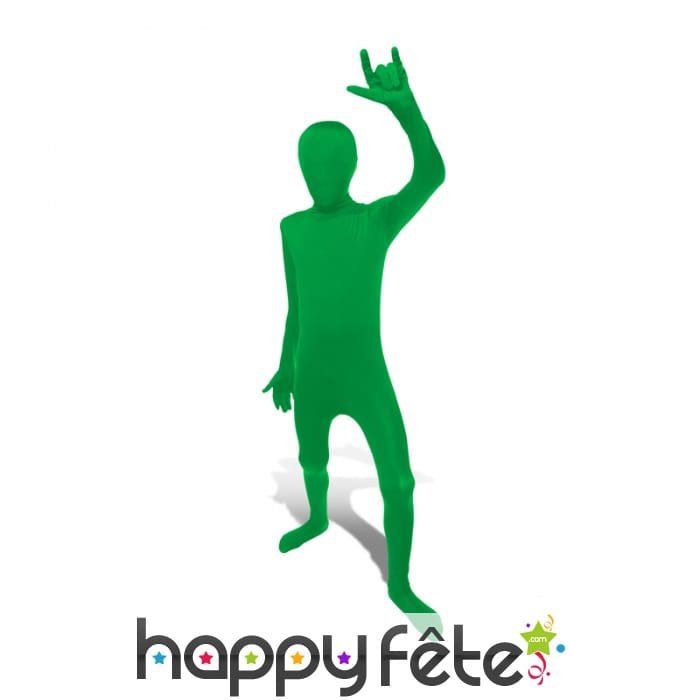 Combinaison verte Morphsuit pour enfant