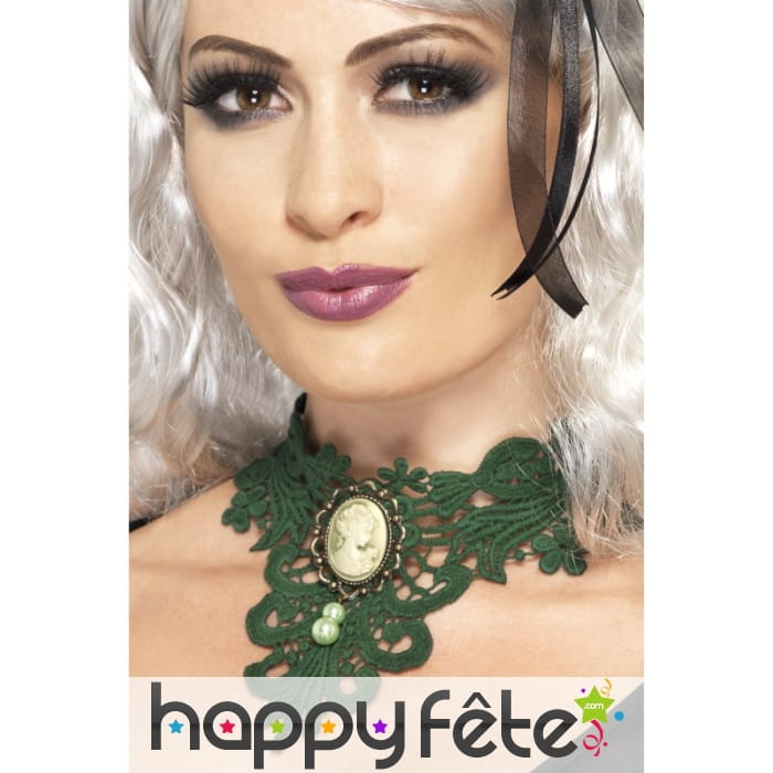 Collier vampire vert