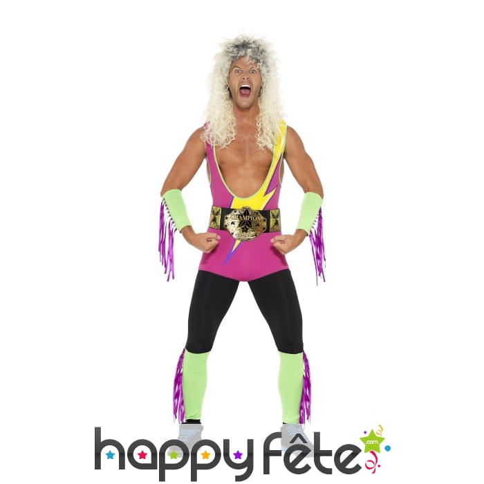 Costume Wrestler champion années 90