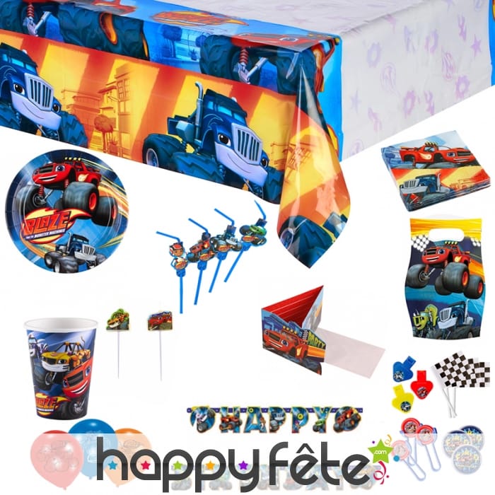 Déco anniversaire Blaze et les Monster Machines