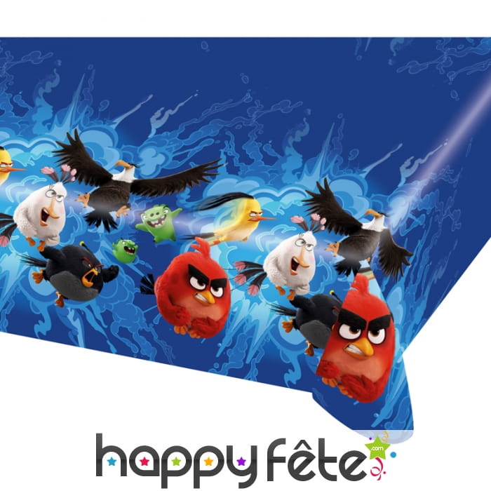 Guirlande Anniversaire Angry Birds - Happy Birthday - Décorations Fête Enfants - Longueur Environ 1,80 M - Carton