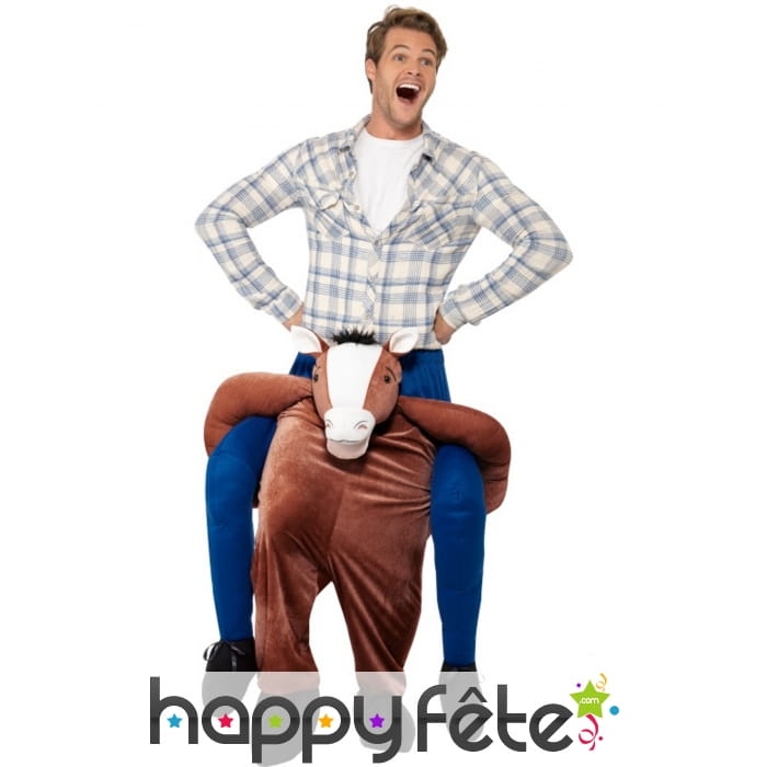 Déguisement à dos de cheval