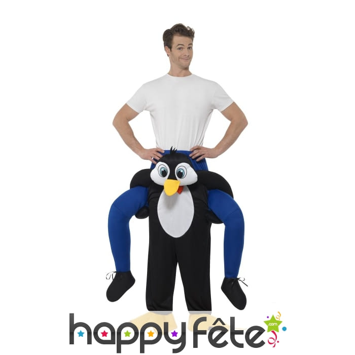 Déguisement à dos de pingouin