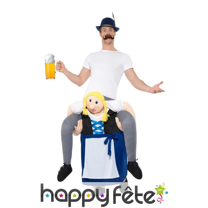 Déguisement à dos de serveuse Bavaroise