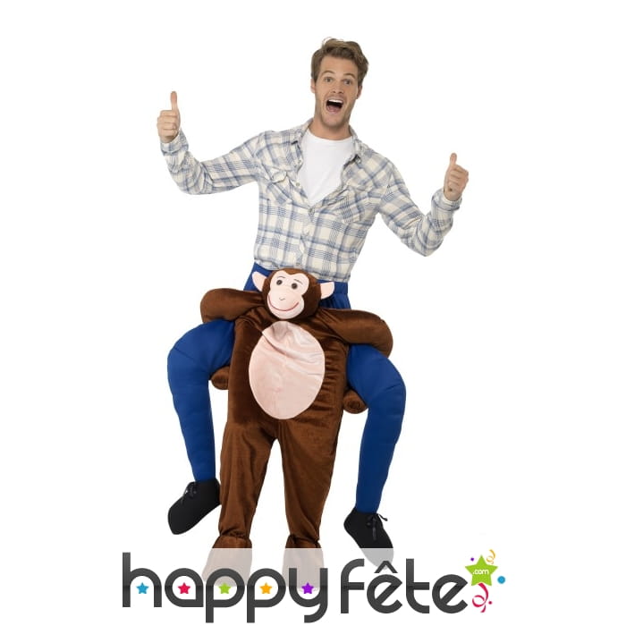 Déguisement à dos de singe