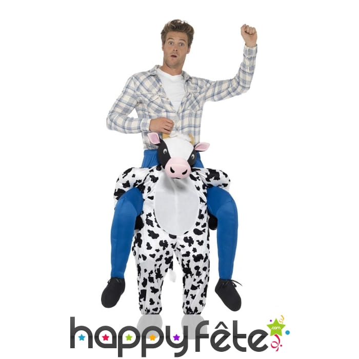 Déguisement à dos de vache