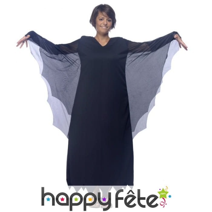 Déguisement ample de femme chauve souris