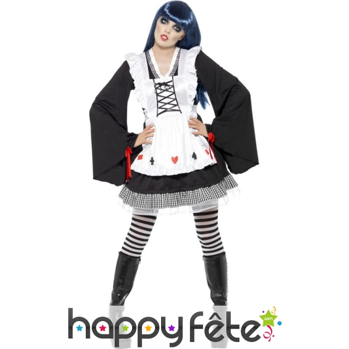 Déguisement alice gothique