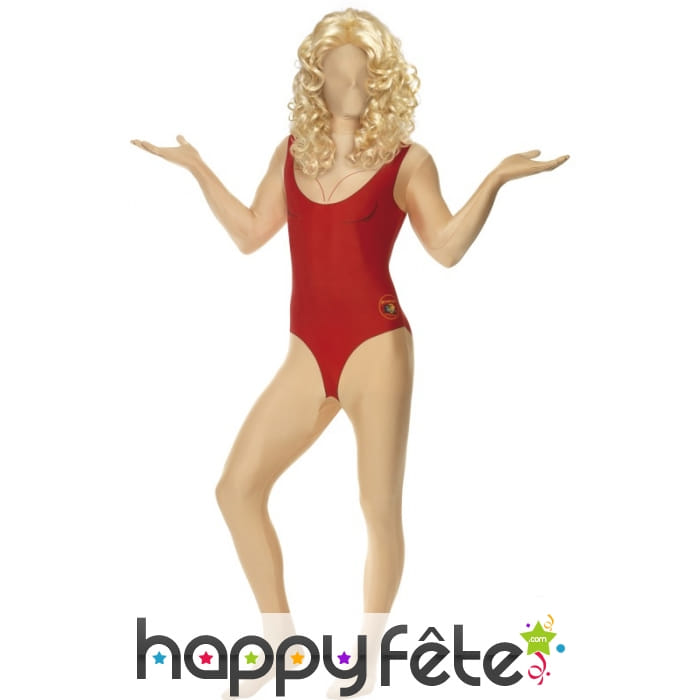 Déguisement alerte malibu seconde peau femme