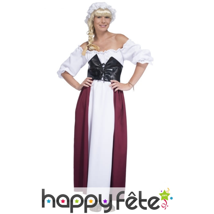 Déguisement aubergiste, moyen âge