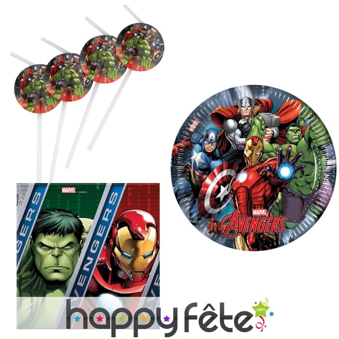 Déco Avengers Power pour anniversaire