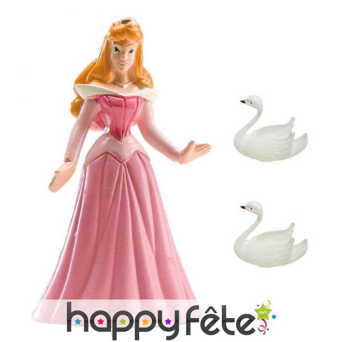 Décorations Aurore pour gâteau en kit. PVC