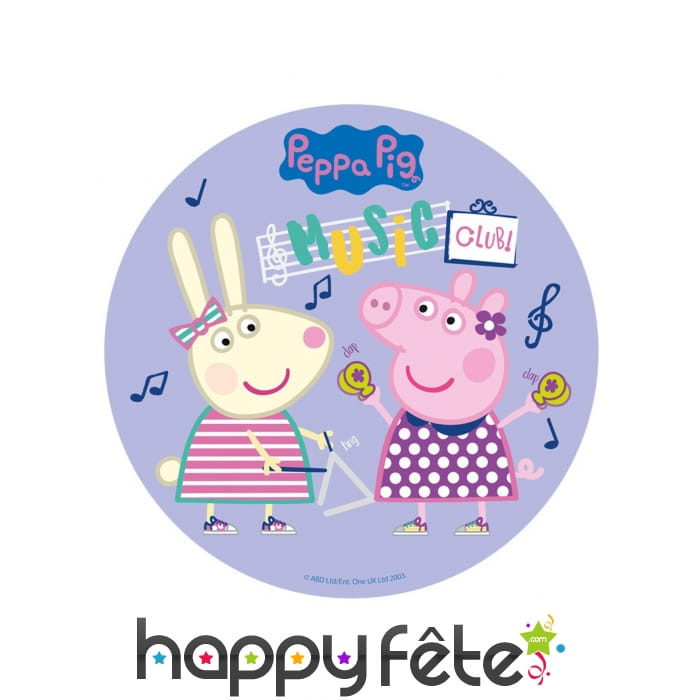 Disque azyme Peppa Pig de 20 cm