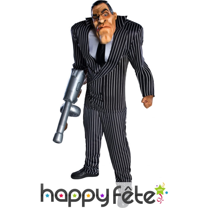 Déguisement bandit big bruizer avec masque