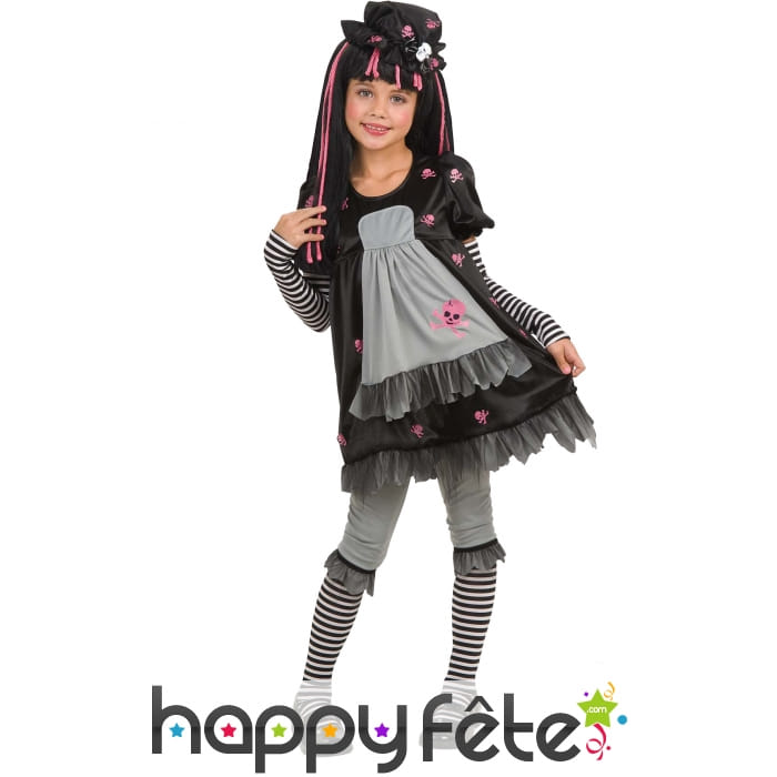 Deguisement black dolly pour enfant