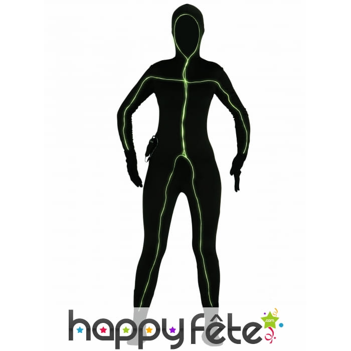 Déguisement bonhomme lumineux pour femme