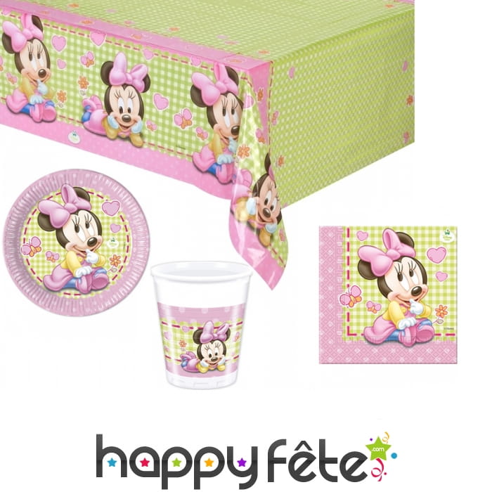 Décoration Bébé Minnie d'anniversaire