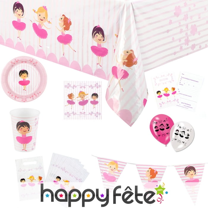 Décoration Ballerines pour table d'anniversaire