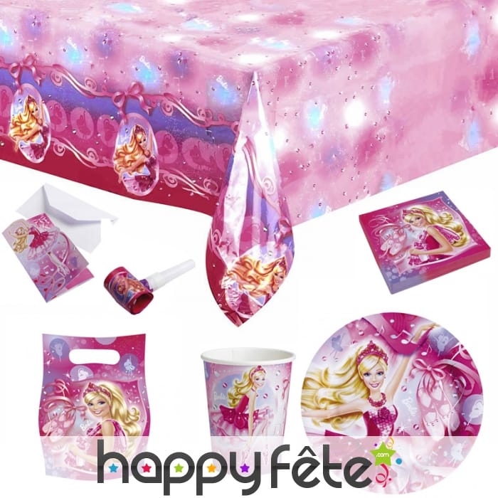 Décorations Barbie pour table d'anniversaire