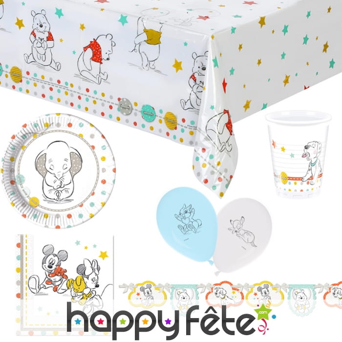 Décos Baby Shower Disney