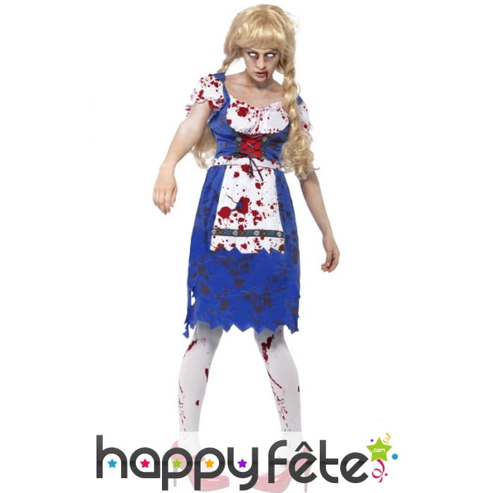 Déguisement Bavaroise zombie