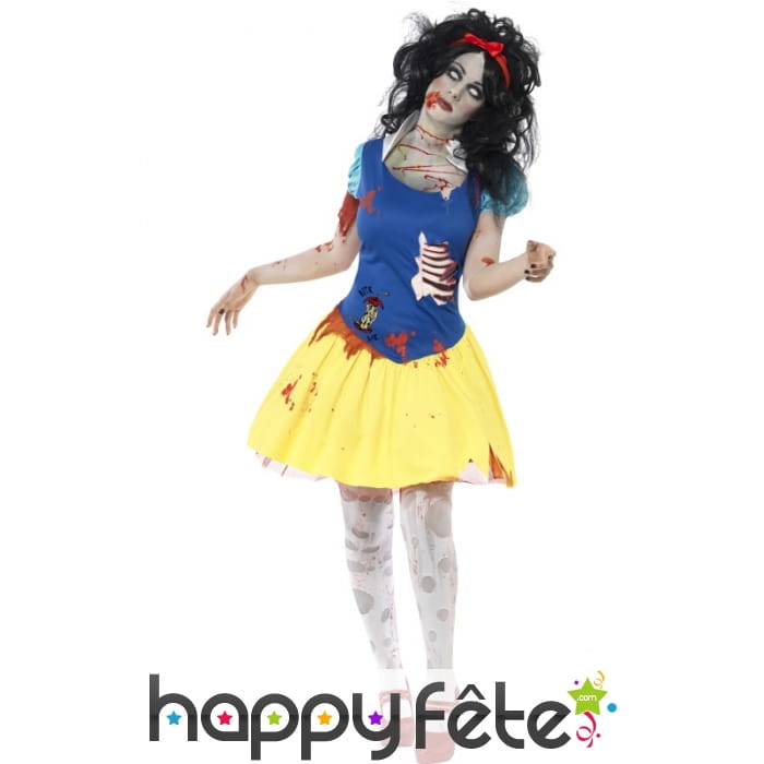 Déguisement blanche zombie