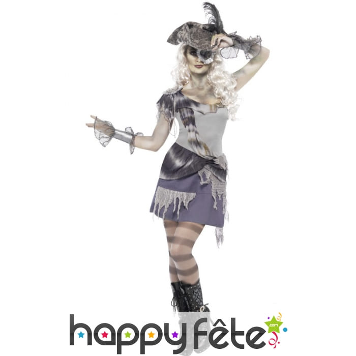 Déguisement boucanière zombie sexy