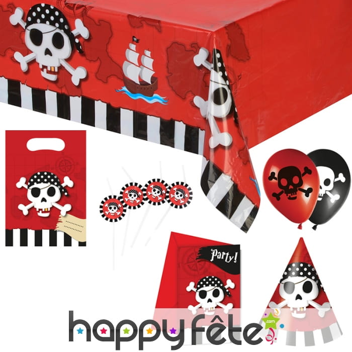 Déco Carte au trésor table anniversaire