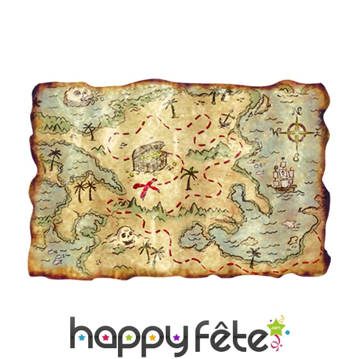 Décor carte au trésor