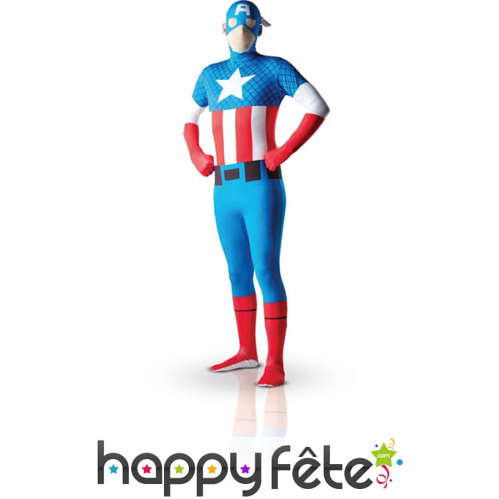 Déguisement Captain America seconde peau