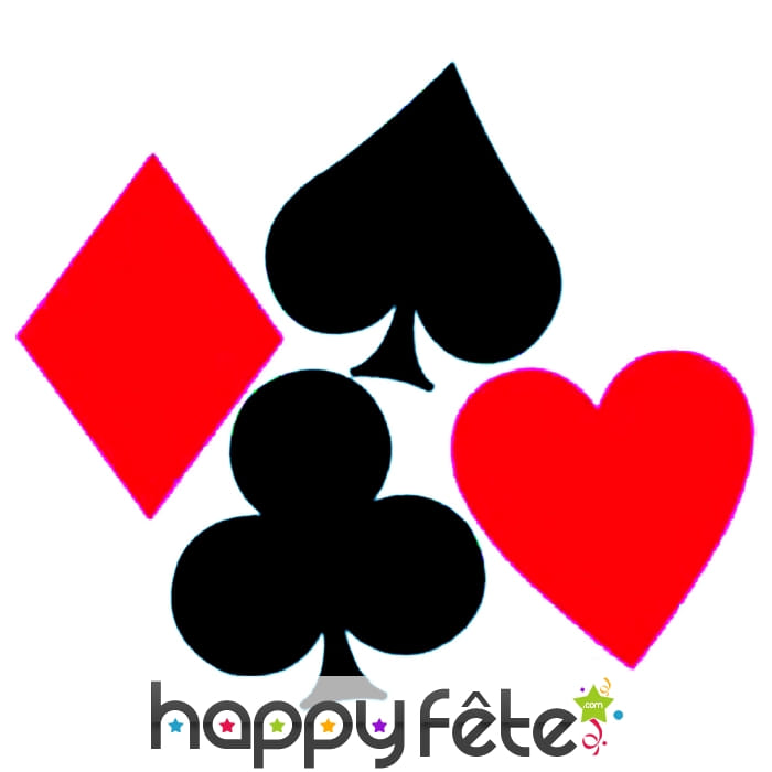 Décor carte de poker