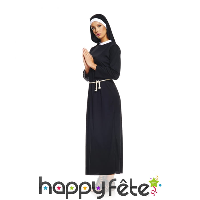 Déguisement classique de religieuse