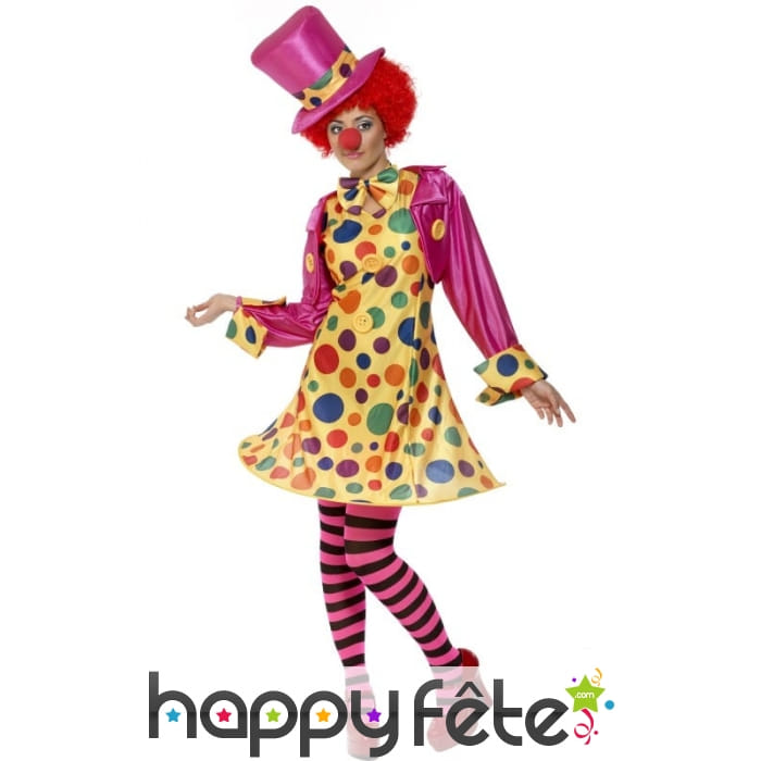 Déguisement clown femme