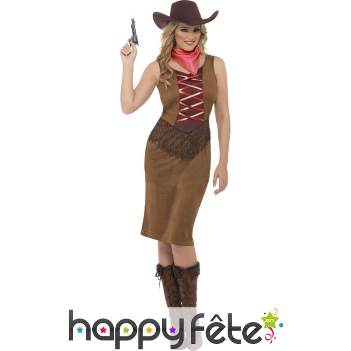 Déguisement cowgirl franges
