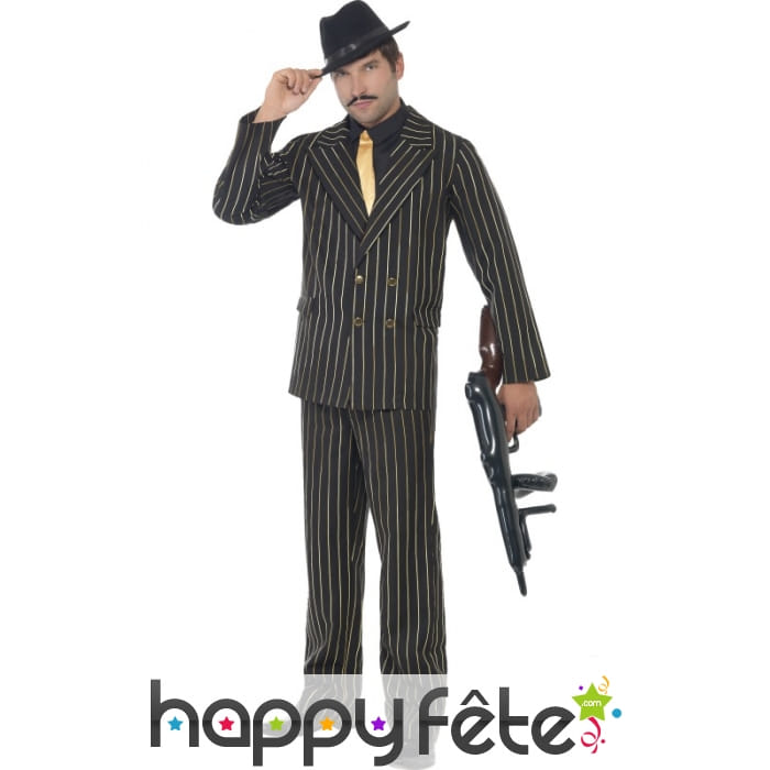Déguisement costume gangster homme